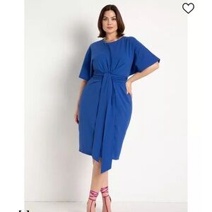 Blue ELOQUII DRESS